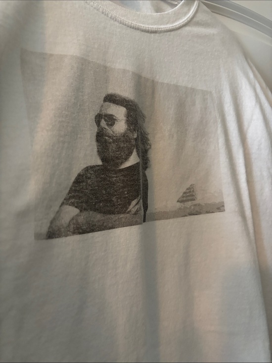 Gildan Other - Gildan White Short Sleeve Tee with Jerry Garcia Grateful Dead